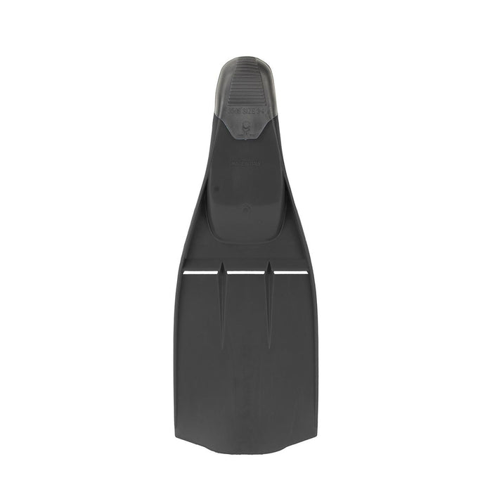 Palmes de snorkeling Jonica Noires Taille 45-47 Abysstar 69551BK
