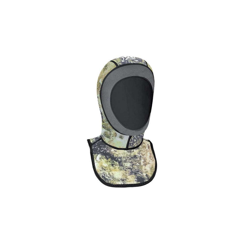 Cagoule de Chasse Sous-Marine Sidney 2,5mm Camouflage-Vert-Beige S Abysstar 69733