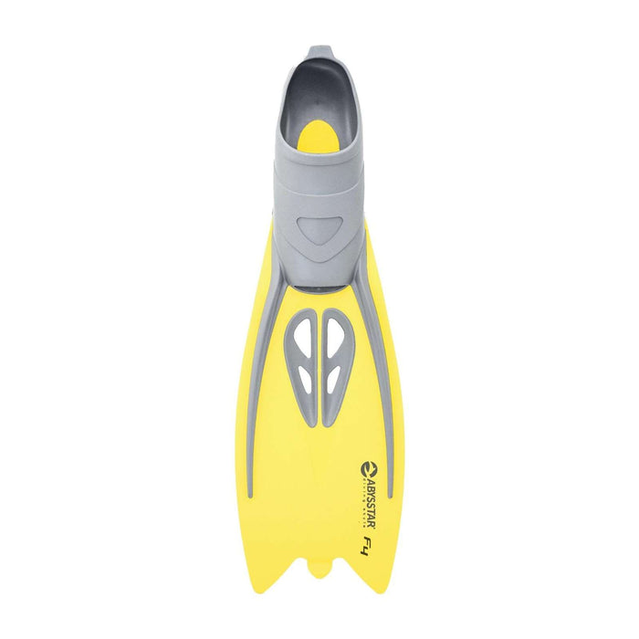 Palmes de Snorkeling F4 Jaune 34-35 Abysstar 69761YL