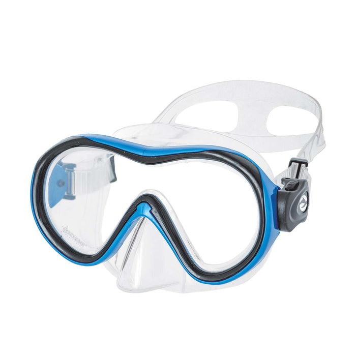 Masque de Plongée Snorkeling Kronos Transparent-Bleu Abysstar 69771BL