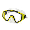 Masque de plongée Leuca Clair-Jaune Abysstar 69773YL