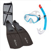 Kit de snorkeling Poseidon-Anatomic-Jonica Noir Taille 43-44 Abysstar 69852BK