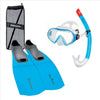 Kit de snorkeling Poseidon-Anatomic-Jonica Bleu Taille 45-46 Abysstar 69853BL