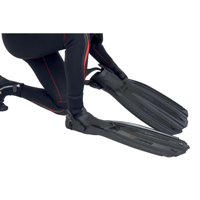 Palmes de Plongée Propulsion Noir L-XL ~ 43-45 Seac 71-12N-L-XL