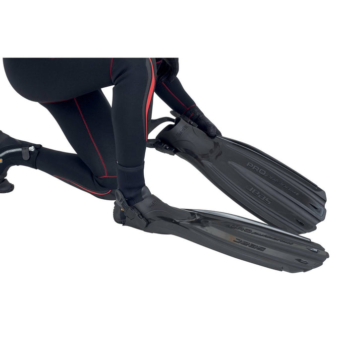 Palmes de Plongée Propulsion Noir S-M ~ 37-39 Seac 71-12N-S-M