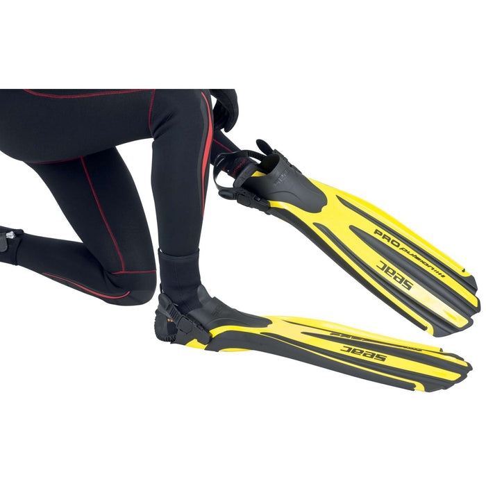 Palmes de Plongée Propulsion Jaune M-L ~ 40-42 Seac 71-12Y-M-L