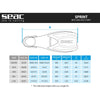 Palmes de Snorkeling Sprint Bleu XS-S ~ 36-38 Seac 71-14B-XS-S