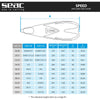 Palmes de Snorkeling Speed Enfant Bleu 34-35 Seac 71-15B-34-35