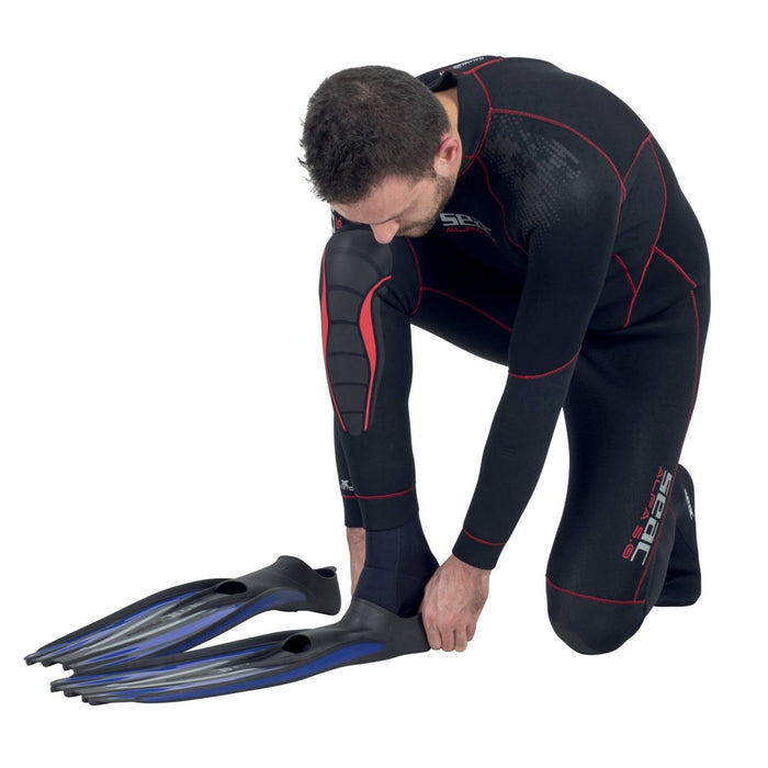 Palmes de plongée F100 Pro Blue Taille 36-37 Seac 71-1B-36-37