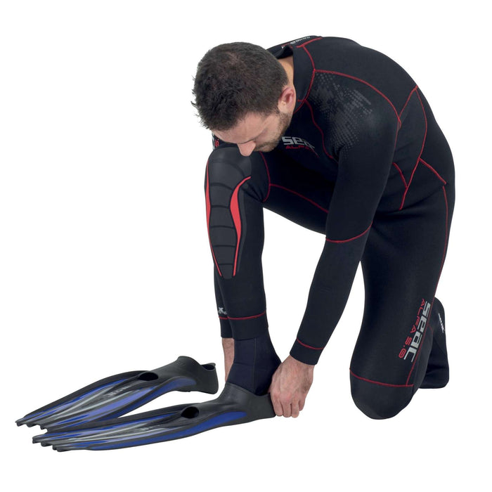Palmes de plongée F100 Pro Blue Taille 42-43 Seac 71-1B-42-43