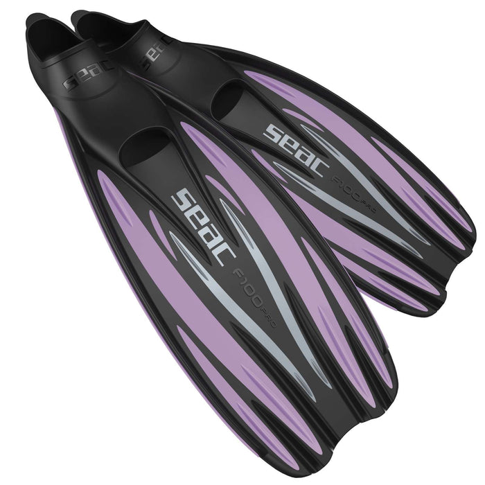 Palmes de plongée F100 Pro Lilas Taille 36-37 Seac 71-1LL-36-37
