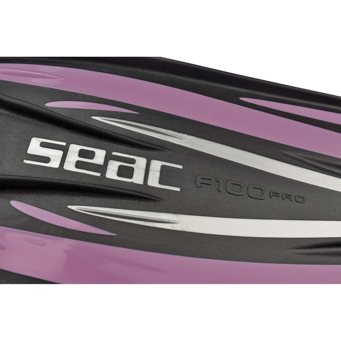 Palmes de plongée F100 Pro Lilas Taille 36-37 Seac 71-1LL-36-37