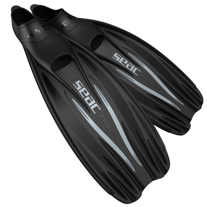 Palmes de plongée F100 Pro Noir Taille 44-45 Seac 71-1N-44-45