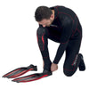 Palmes de Plongée F100 Pro Rouge Taille 40-41 Seac 71-1R-40-41