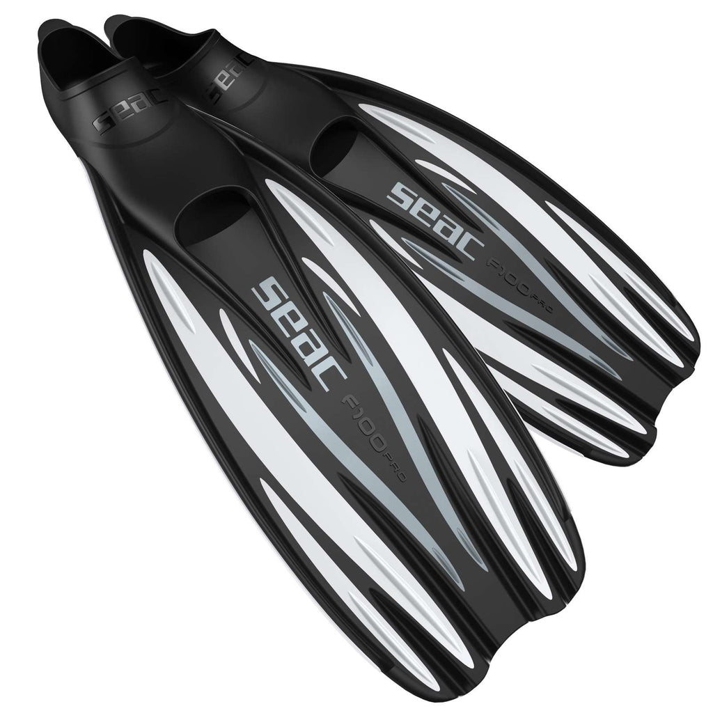 Palmes de plongée F100 Pro Blanche Taille 44-45 Seac 71-1W-44-45