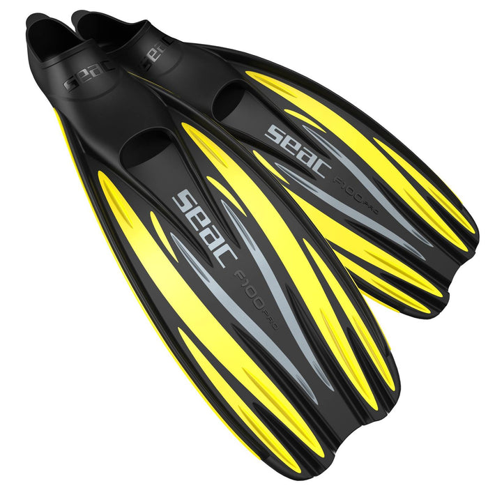Palmes de plongée F100 Pro Jaune Taille 36-37 Seac 71-1Y-36-37