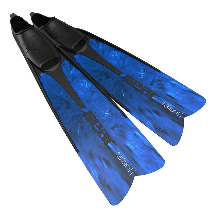 Palmes de chasse sous-marine et apnée Talent Camo-Blue Taille 41-42 Seac 71-24CB-41-42