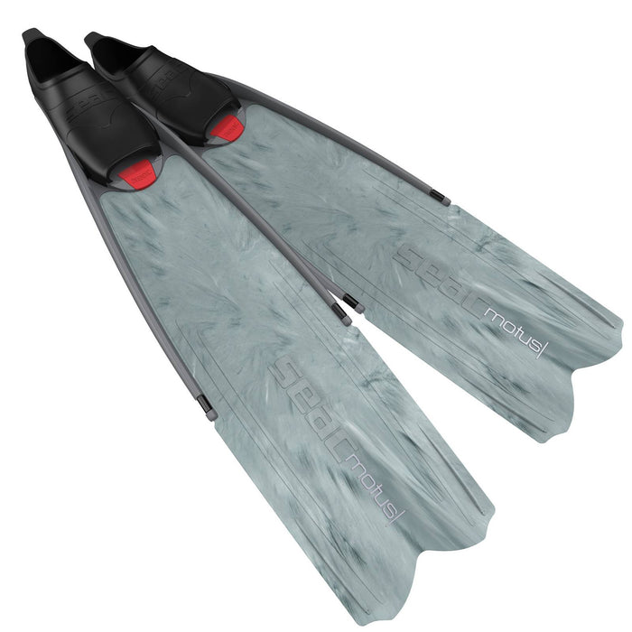 Palmes de chasse sous-marine et apnée Motus Camo-Grey Taille 45-46 Seac 71-25CG-45-46