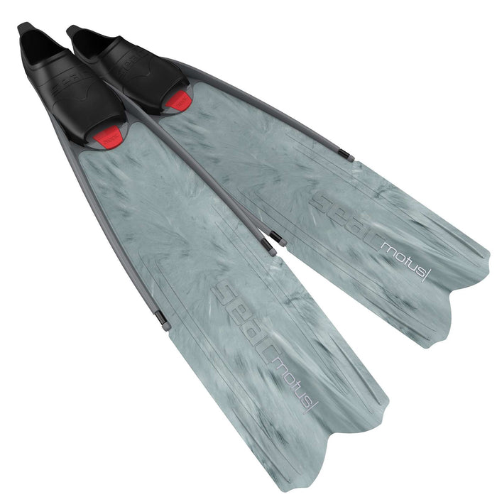 Palmes de chasse sous-marine et apnée Motus Camo-Grey Taille 47-48 Seac 71-25CG-47-48
