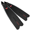 Palmes de plongée libre et de pêche sous-marine Motus Noir-Rouge Taille 45-46 Seac 71-25N-45-46