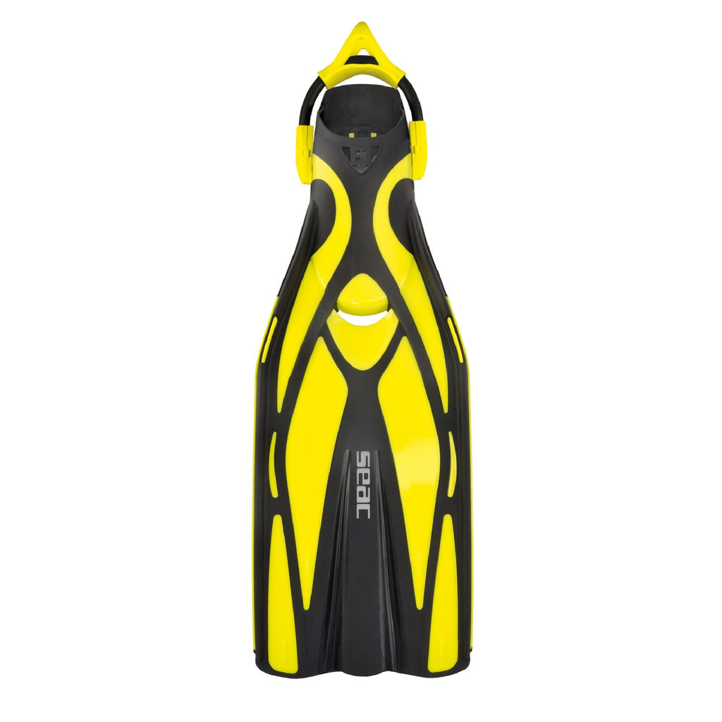 Palmes de plongée F1 Sangle Jaune M-L Seac 71-36Y-M-L
