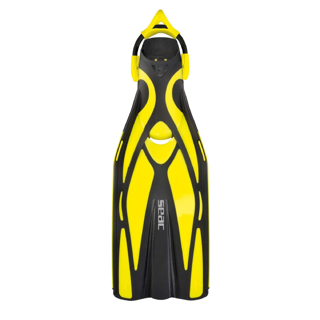 Palmes de plongée F1 Sangle Jaune S-M Seac 71-36Y-S-M