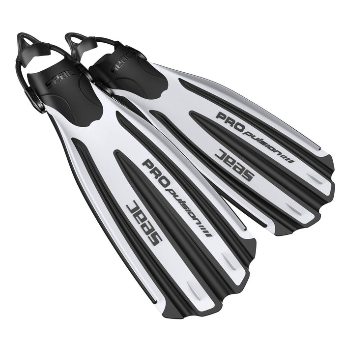 Palmes de plongée Propulsion S Blanc M-L ~ 40-42 Seac 71-43W-M-L