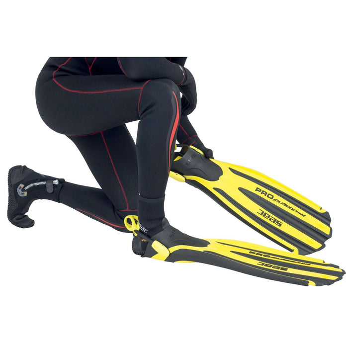 Palmes de plongée Propulsion S Jaunes S-M ~ 37-39 Seac 71-43Y-S-M