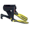 Palmes de plongée Propulsion S Jaunes S-M ~ 37-39 Seac 71-43Y-S-M