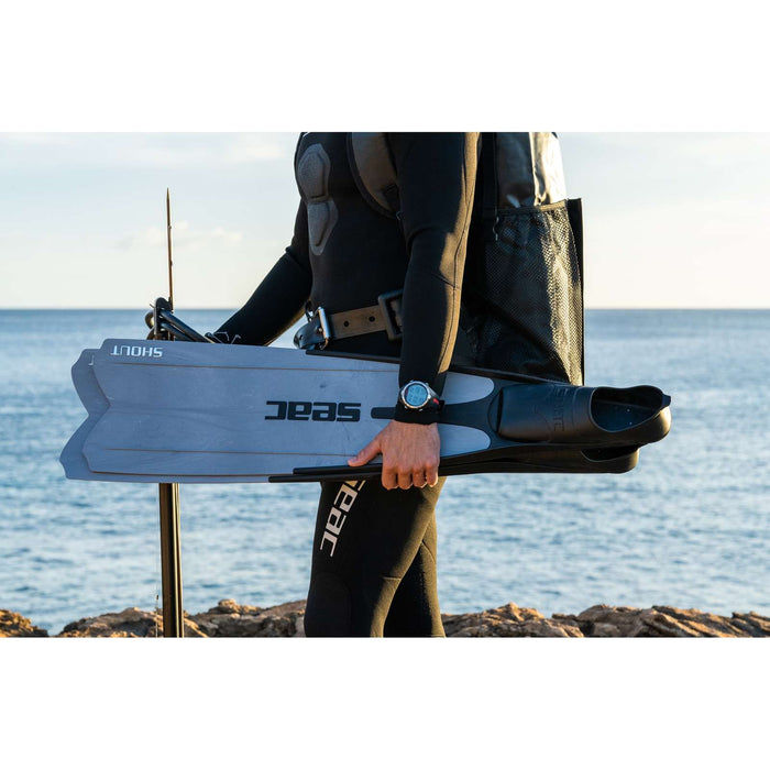 Palmes de plongée apnée et chasse sous-marine Shout S700 Camo-Gris 36-38 Seac 71-44CG-36-38