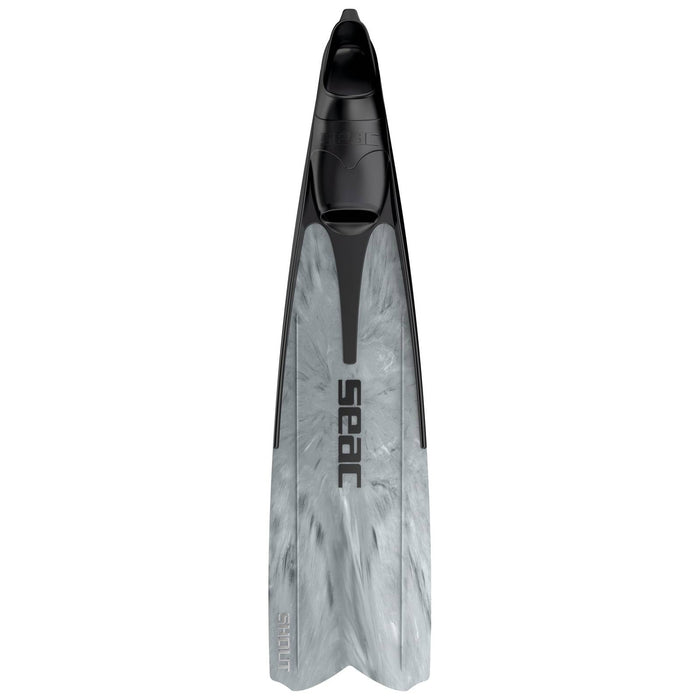 Palmes de plongée apnée et chasse sous-marine Shout S700 Camo-Gris 43-44 Seac 71-44CG-43-44