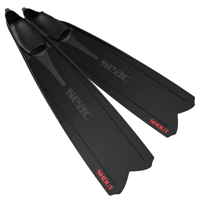 Palmes de chasse sous-marine et apnée Shout S700 Noires 41-42 Seac 71-44N-41-42