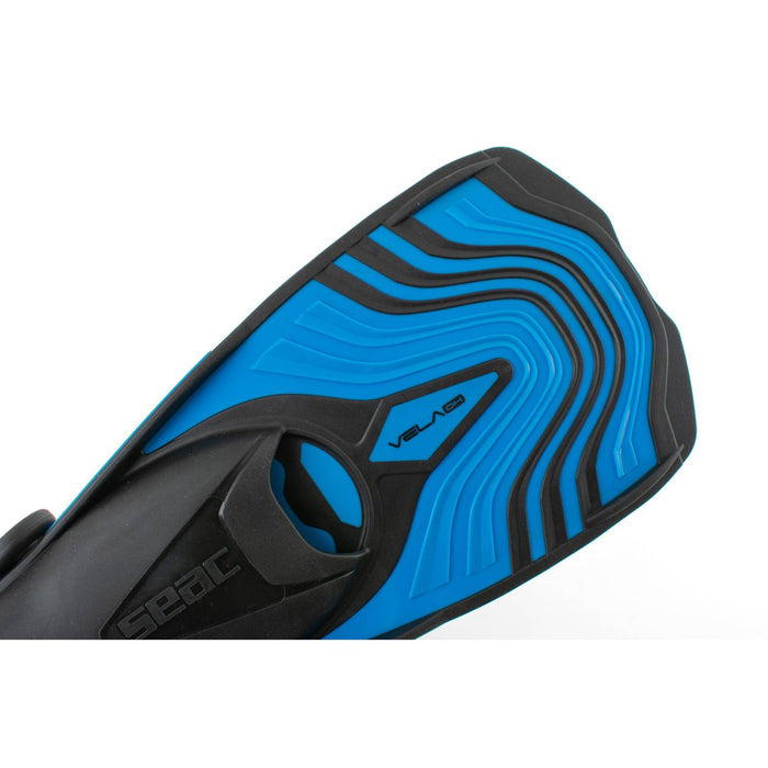 Palmes de snorkeling Vela Oh Bleues Taille L-XL ~ 45-47 Seac 71-47B-L-XL