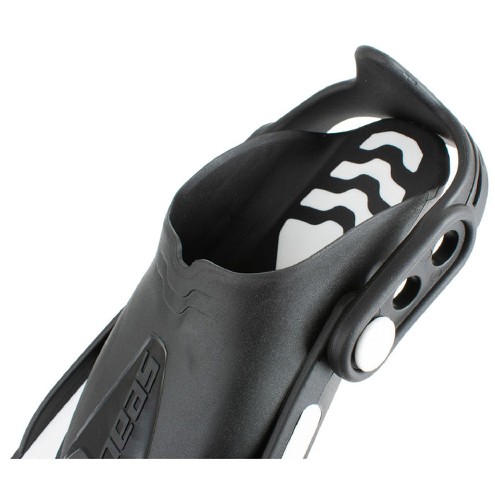 Palmes de snorkeling Vela Oh Blanches Taille S-M ~ 39-41 Seac 71-47W-S-M