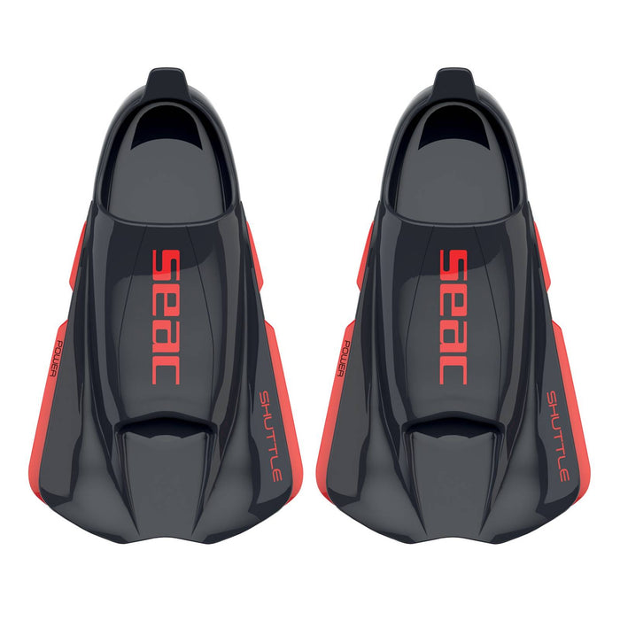 Palmes de natation Shuttle Power Noir-Rouge Taille 34-35 Seac 71-49NR-34-35