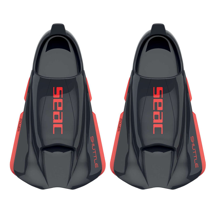 Palmes de natation Shuttle Power Noir-Rouge Taille 42-43 Seac 71-49NR-42-43