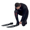 Palmes de plongée Fuga Noire 38-39 Seac 71-4N-38-39
