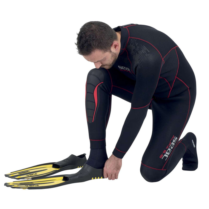 Palmes de plongée Fuga Jaune 36-37 Seac 71-4Y-36-37