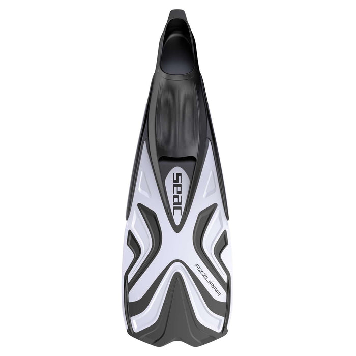 Palmes de snorkeling Azzurra Enfants Blanches 32-33 Seac 71-54W-32-33