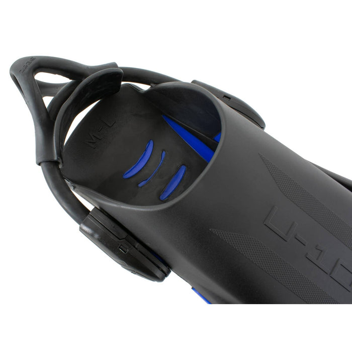 Palmes de plongée U-1000 Bleues M-L ~ 40-42 Seac 71-55B-M-L