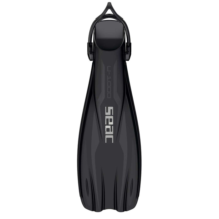 Palmes de plongée U-1000 Noires L-XL ~ 43-45 Seac 71-55N-L-XL