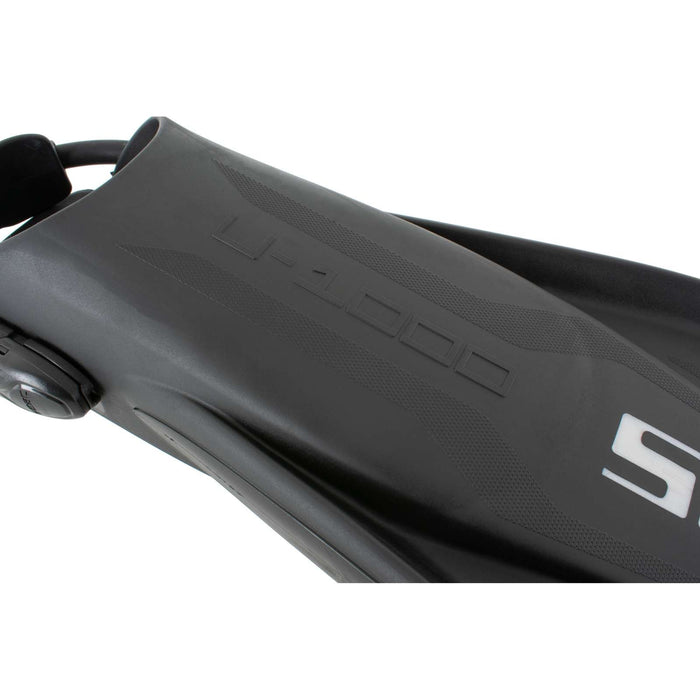 Palmes de plongée U-1000 Noires L-XL ~ 43-45 Seac 71-55N-L-XL