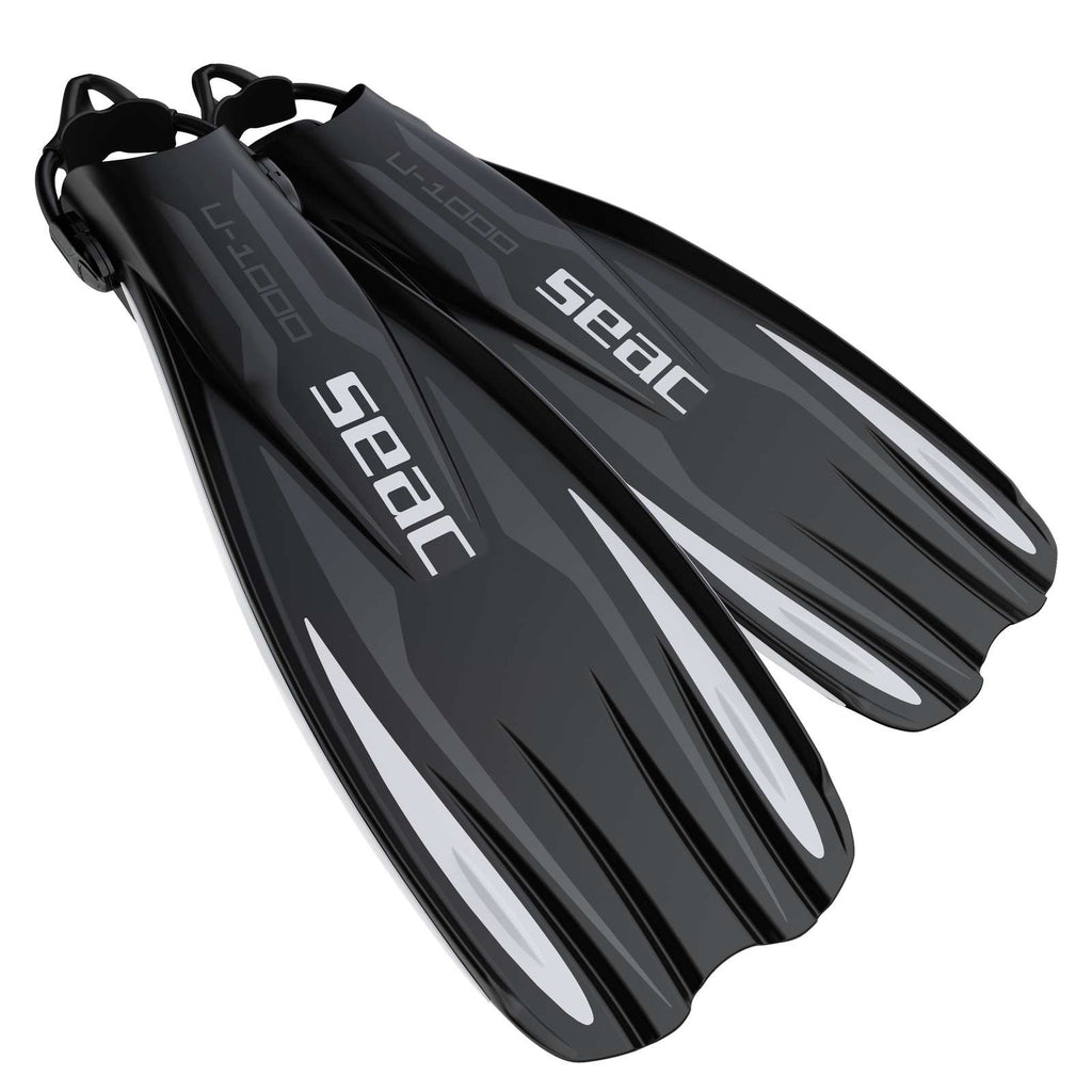 Palmes de plongée U-1000 Blanches S-M ~ 37-39 Seac 71-55W-S-M