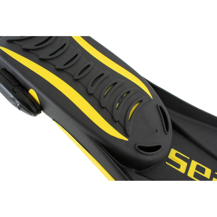 Palmes de plongée U-1000 Jaunes XS-S ~ 34-36 Seac 71-55Y-XS-S
