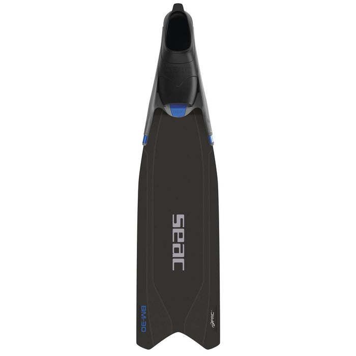 Palmes de freediving et de chasse sous-marine Bm30 Noir-Bleu 39-40 Seac 71-56N-39-40