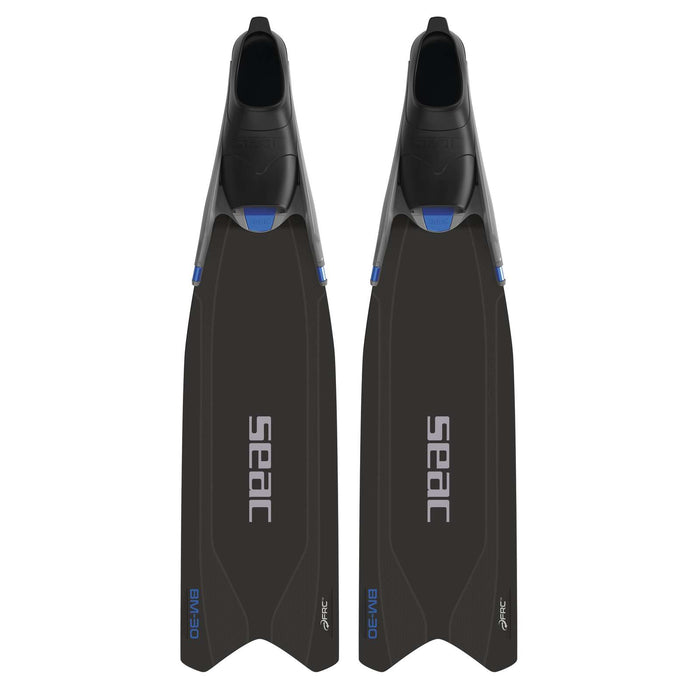 Palmes de freediving et de chasse sous-marine Bm30 Noir-Bleu 43-44 Seac 71-56N-43-44
