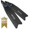 Palmes de freediving et de chasse sous-marine Bm30 Noir-Bleu 43-44 Seac 71-56N-43-44