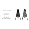 Palmes de freediving et de chasse sous-marine Bm30 Noir-Bleu 47-48 Seac 71-56N-47-48