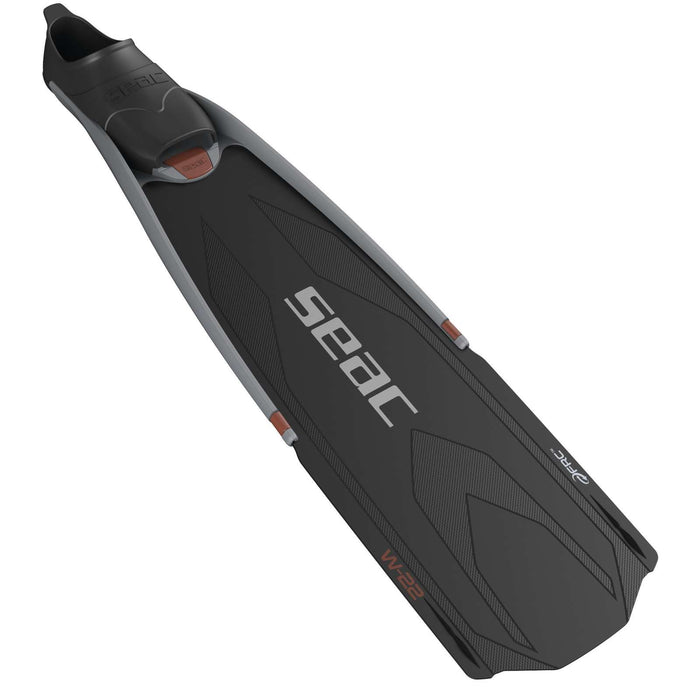 Palmes de Pêche en Apnée et de Spearfishing W-22 Noir-Rouge 39-40 Seac 71-59NR-39-40