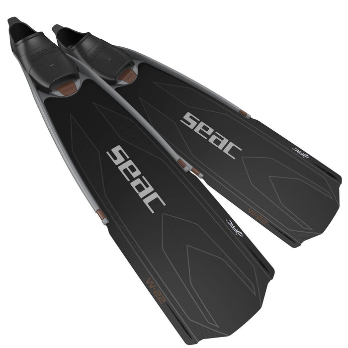 Palmes de Pêche en Apnée et de Spearfishing W-22 Noir-Rouge 47-48 Seac 71-59NR-47-48